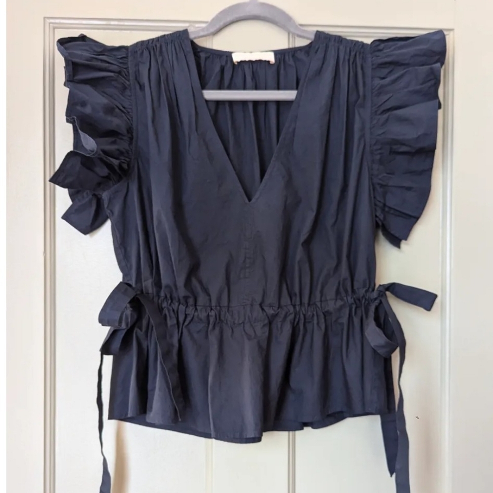 Ulla Johnson Ruffle Sleeve Blouse